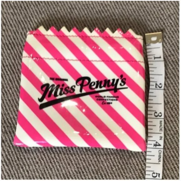 kate spade brighton belle miss penny's confections pink white candy coin purse - Picture 9 of 11